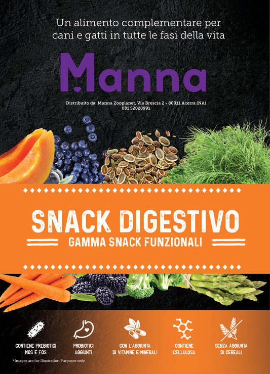 Manna snack digestivo per tutte le fasi della vita 70g