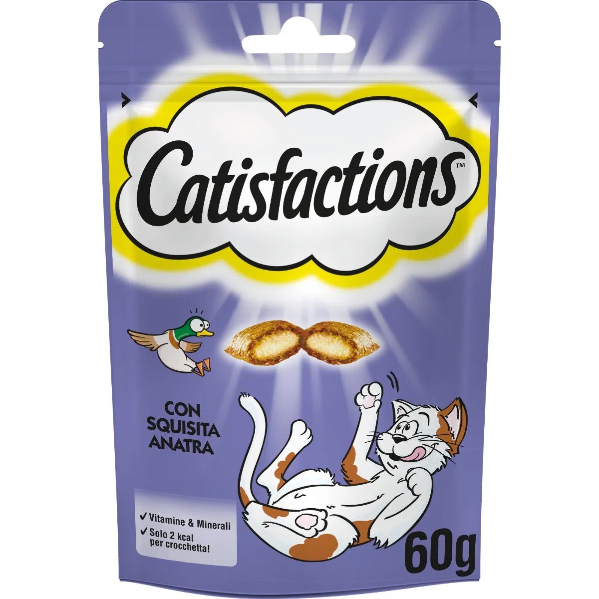 Catisfaction snack anatra 60gr