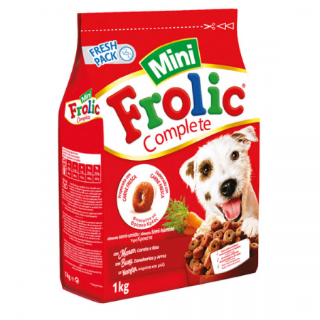 Frolic mini con manzo, carote e riso 1kg