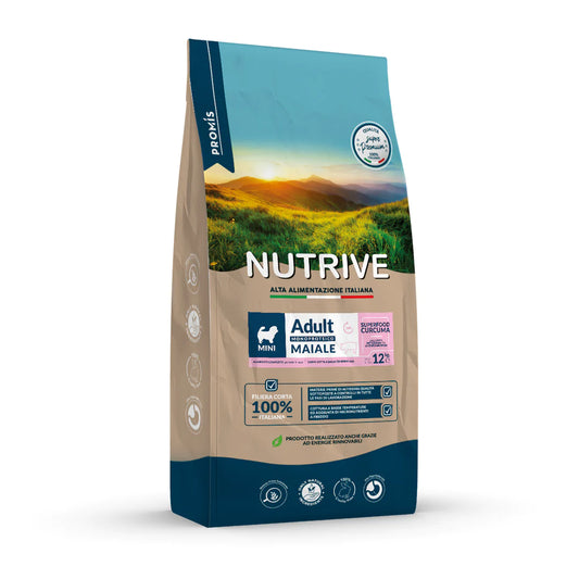 Nutrive adult mini maiale monoproteico 600g/2kg