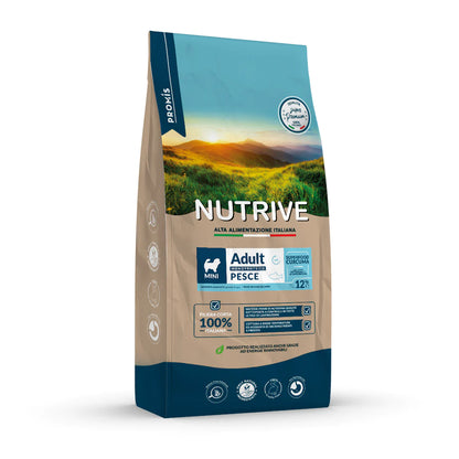 Nutrive adult mini pesce monoproteico 600g/2kg