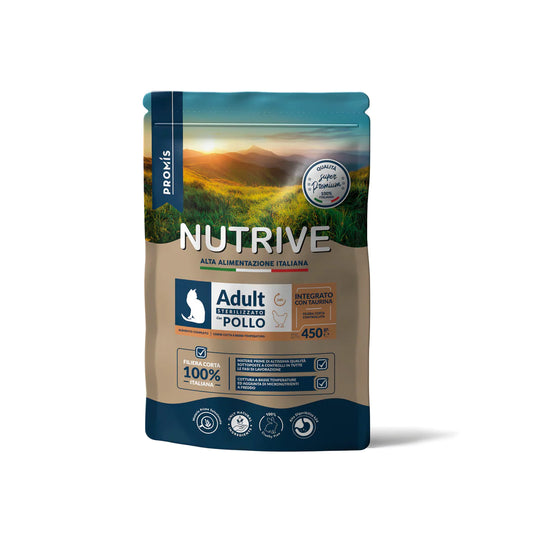 Nutrive adult sterilizzato pollo 450g