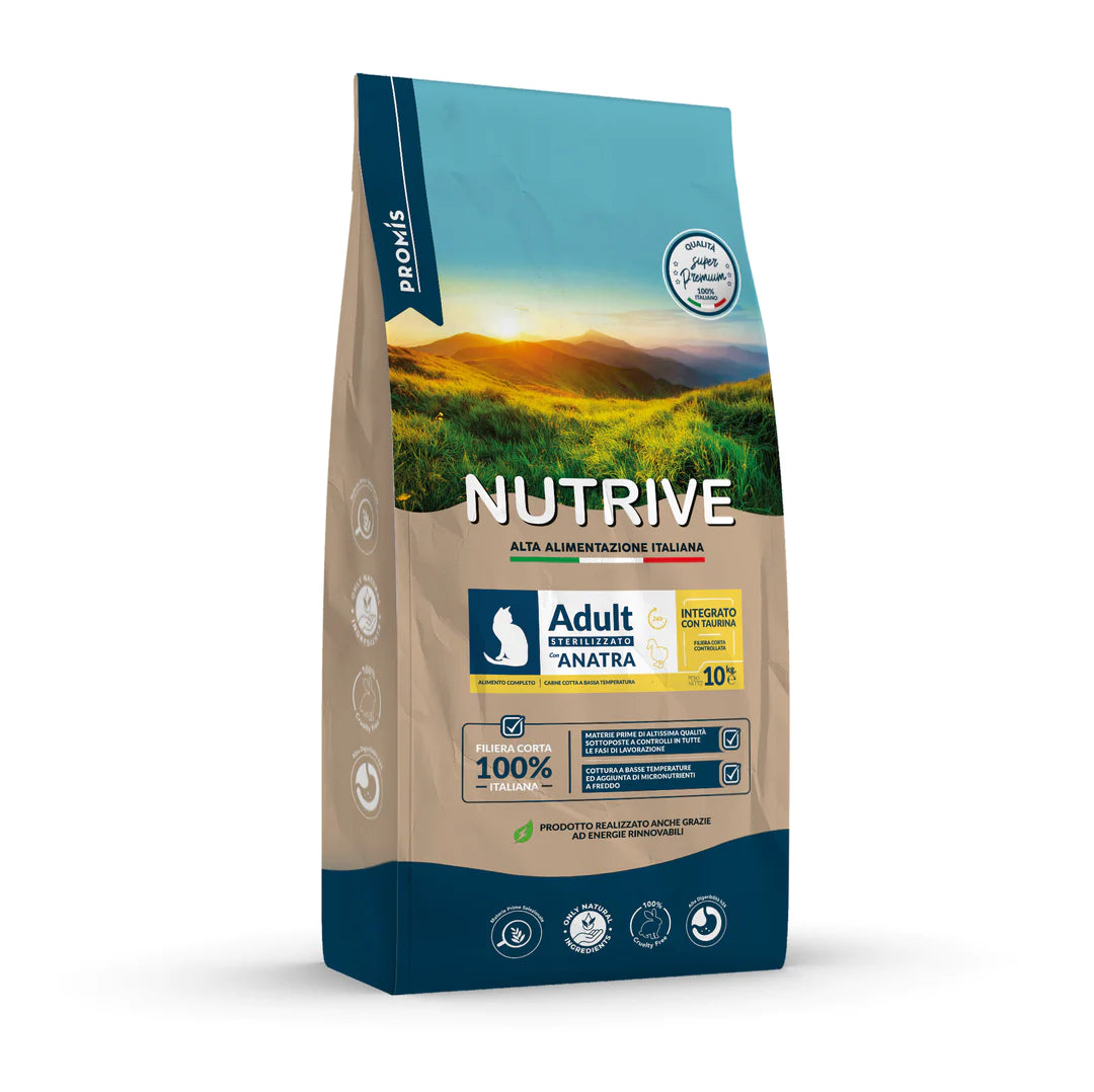 Nutrive sterilizzato anatra 1,5kg