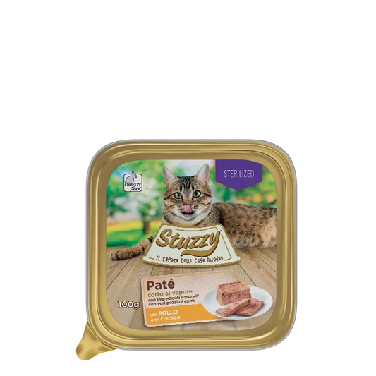 Stuzzy cat sterilised pollo 100g