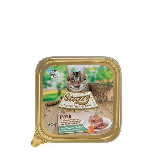 Stuzzy cat vitello e carote 100g