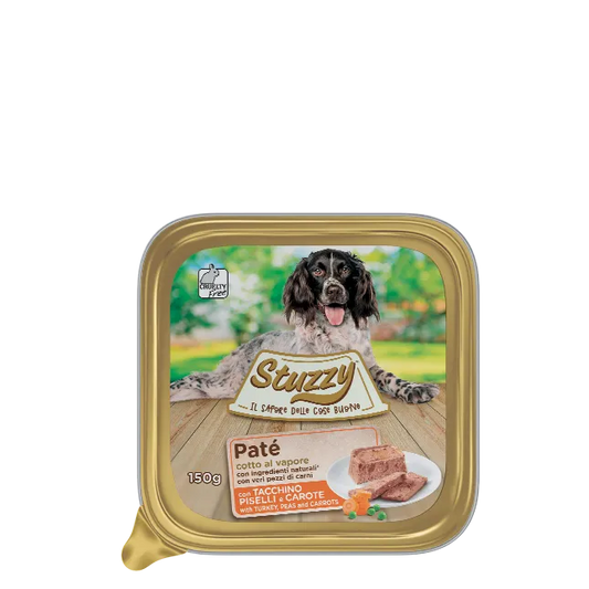 Stuzzy dog tacchino, piselli e carote 150g