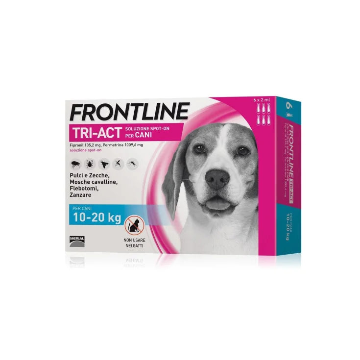 Frontline tri-act 10-20kg 6 pipette x 2ml