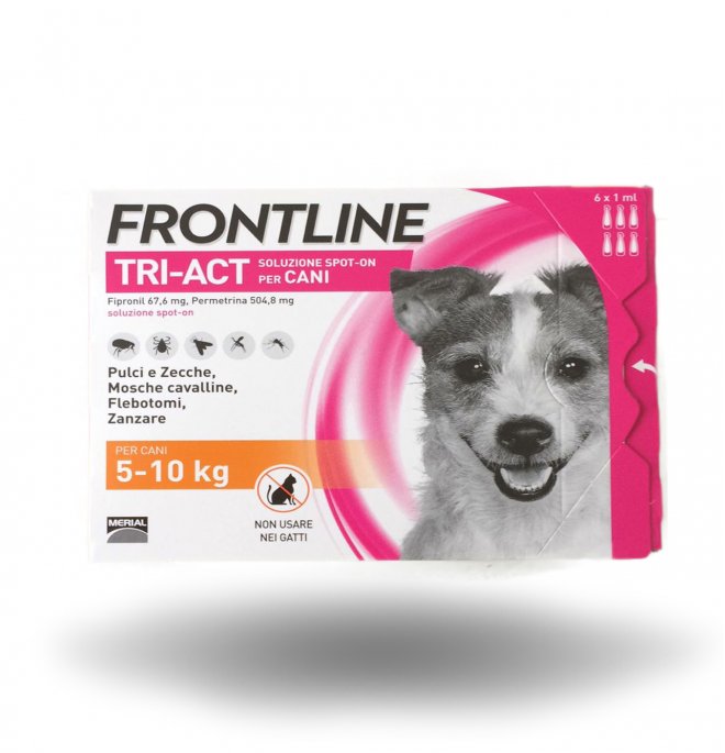 Frontline tri-act 5-10kg 6 pipette x 1ml