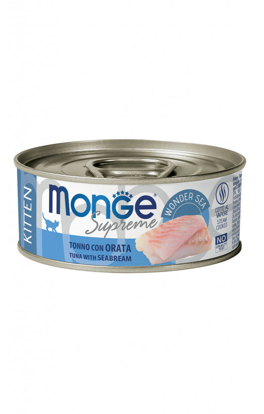 Monge supreme kitten tonno con orata 80 g