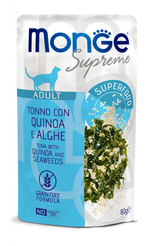 Monge supreme tonno con quinoa e alghe 80g