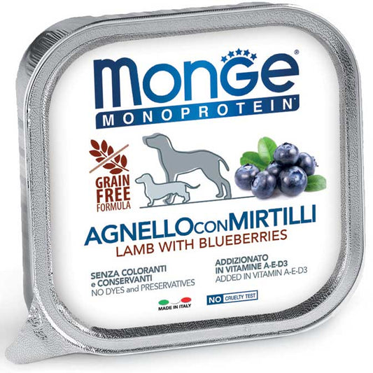 Monge agnello con mirtilli 150 g