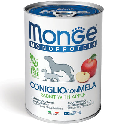 Monge coniglio con mela