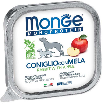 Monge coniglio con mela