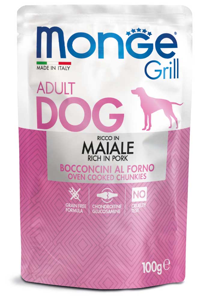 Monge bocconcini adult maiale 100g