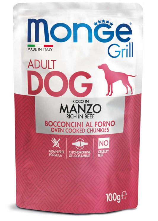 Monge bocconcini adult con manzo 100g