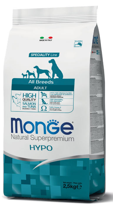 Monge all breeds adult hypo con salmone e tonno