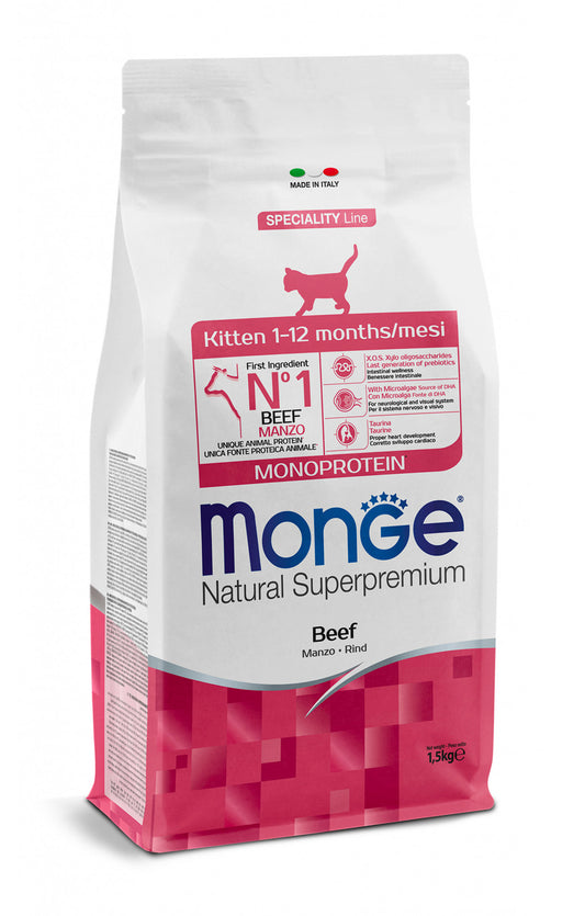 Monge kitten manzo 1,5kg