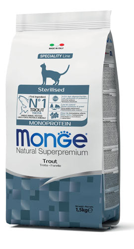 Monge sterilised trota 1,5kg