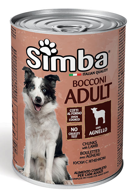 Simba bocconi con agnello 415g e 1230g