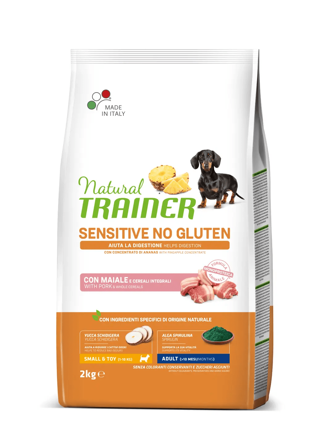 Trainer sensitive adult mini con maiale 2kg