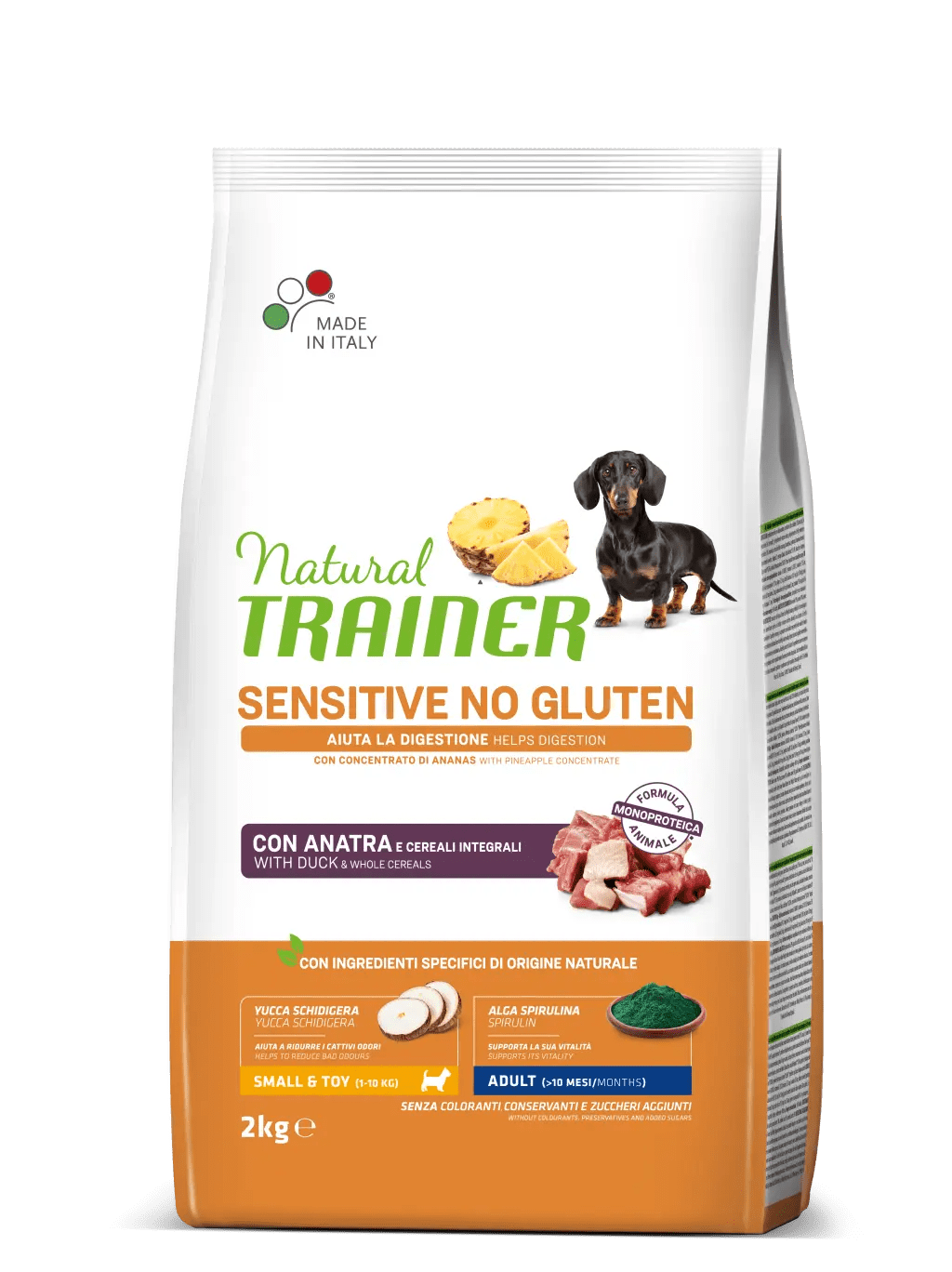 Trainer sensitive adult mini con anatra 2kg