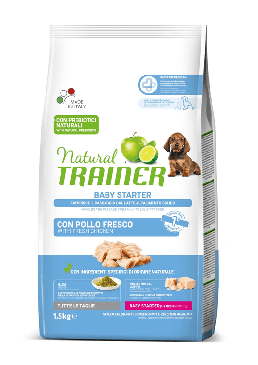 Trainer baby starter all size con pollo fresco