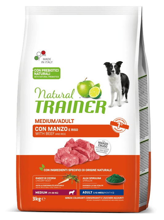 Trainer adult medium con manzo 3kg