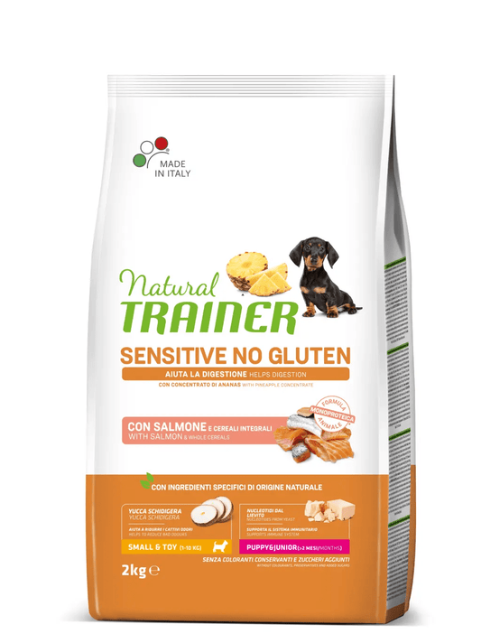 Trainer puppy&junior mini con salmone 2kg